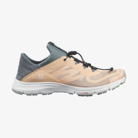 Salomon AMPHIB BOLD 2 Womens Running Shoes Cream/Grey UK HLBO